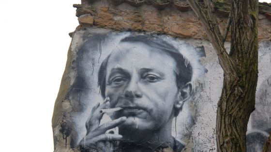 Graffiti de Michel Houellebecq - Thierry Ehrmann