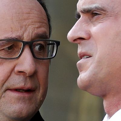 François HOLLANDE et Manuel VALLS