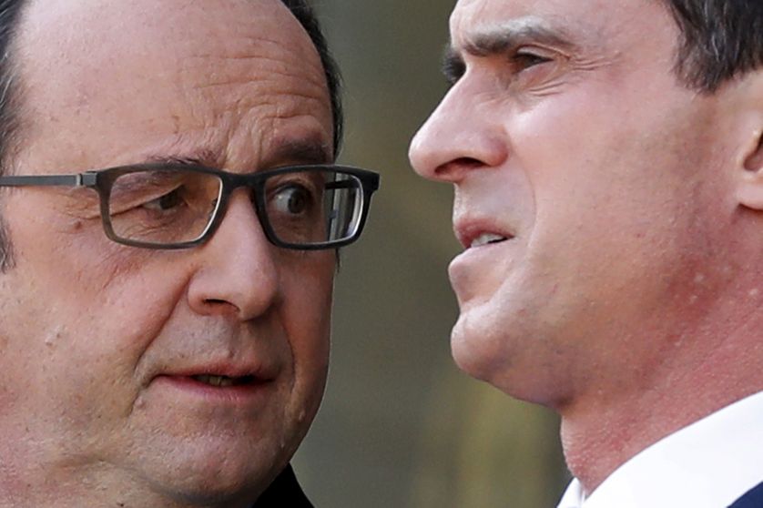 François HOLLANDE et Manuel VALLS