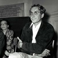 François Maspero et Marguerite Duras, 1970