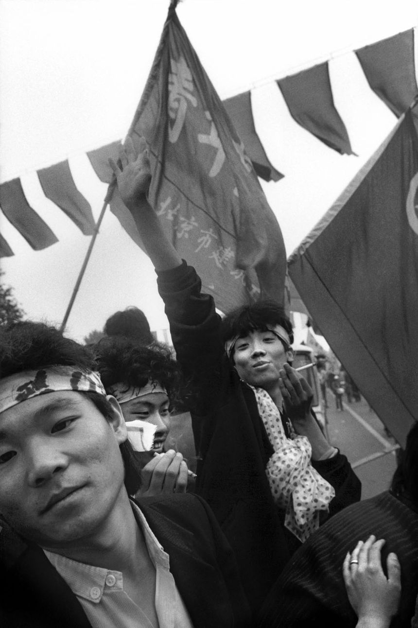 Tian an men mai 1989 Patrick Zachmann