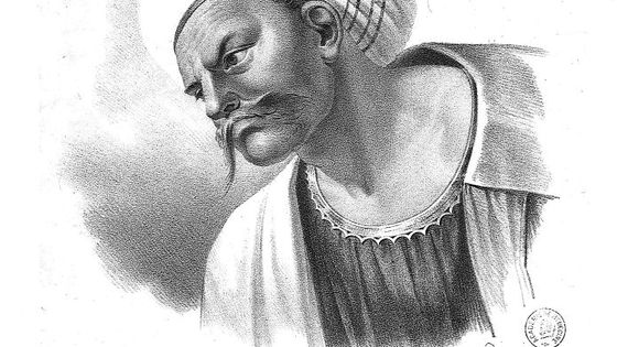 Averroès, Lithographie de Vigneron Pierre Roch - Gallica