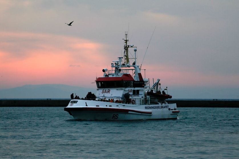 Une patrouille FRONTEX au large de Lesbos, 22 mars 2016