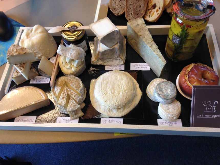 Les fromages de La Fromagerie à Chambéry