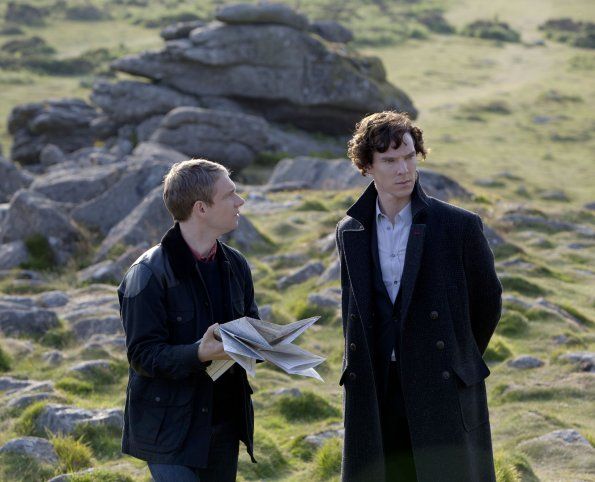 Benedict Cumberbatch et Martin Freeman