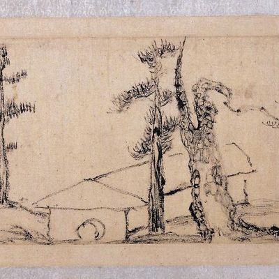Paysage d'hiver de Chusa (1786-1856)