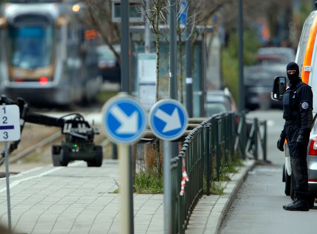 L'opération de Schaerbeek a eu lieu à un arrêt de tramway