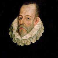 Portrait de Miguel de Cervantes vers 1600