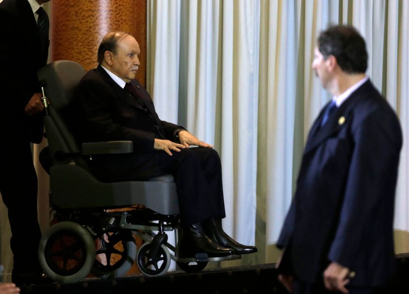 Le President Abdelaziz Bouteflika le 28 mars 2016 à Alger