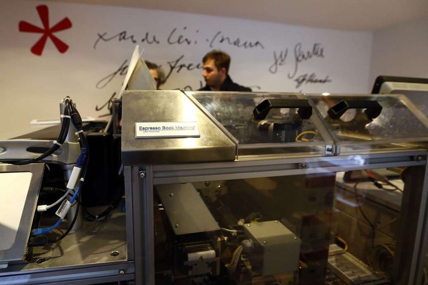 L'Espresso Book Machine de la nouvelle librairie des PUF