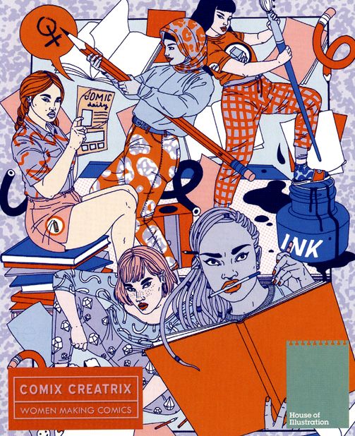 Affiche de l'exposition "Comix Creatrix"