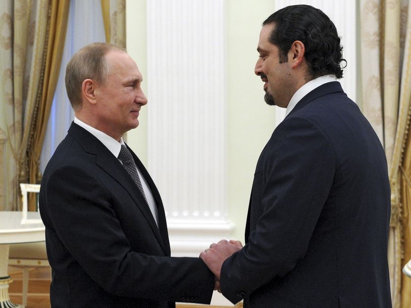 Saad al-Hariri reçu à Moscou par le président Poutine, il y a dix jours