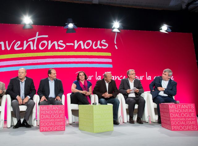 Les leaders de gauche réunis en 2014.