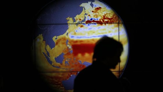 Mappemonde à la COP21 (décembre 2015) ©Reuters - Stéphane Mahe