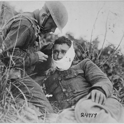 Soldat américain à Varennes-en-Argonne le 26/09/1918