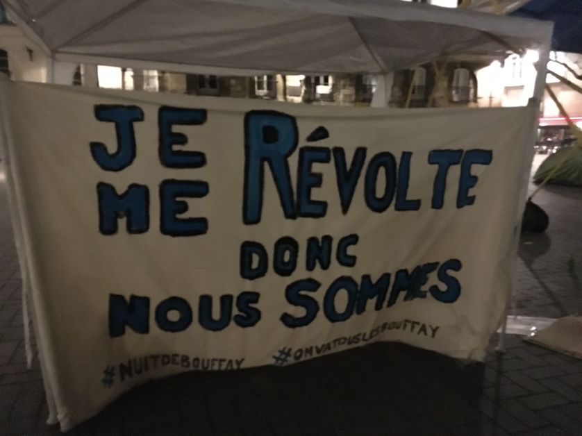 Lancement de la Nuit debout à Nantes (05/04/16)