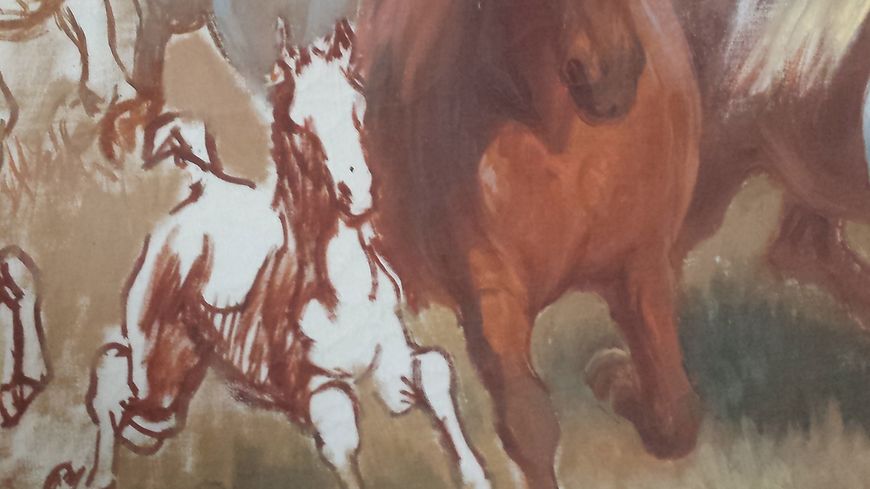 Chevaux inachevés - Dernier tableau de Rosa Bonheur