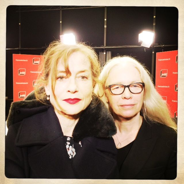 Isabelle Huppert et Dominique Issermann
