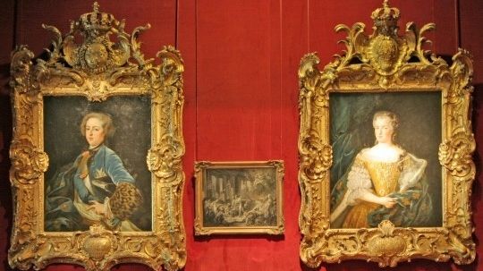 Louis XV par Jean-Baptiste Van Loo (1684-1745) & Marie Leszczynska par Alexis Simon Belle(1674-1734) © Musée des Beaux-arts de Blois
