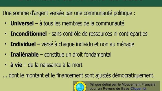 Revenu de base - Stanislas Jourdan
