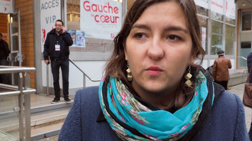 Illustration : Laura Slimani, la présidente des Jeunes socialistes européens