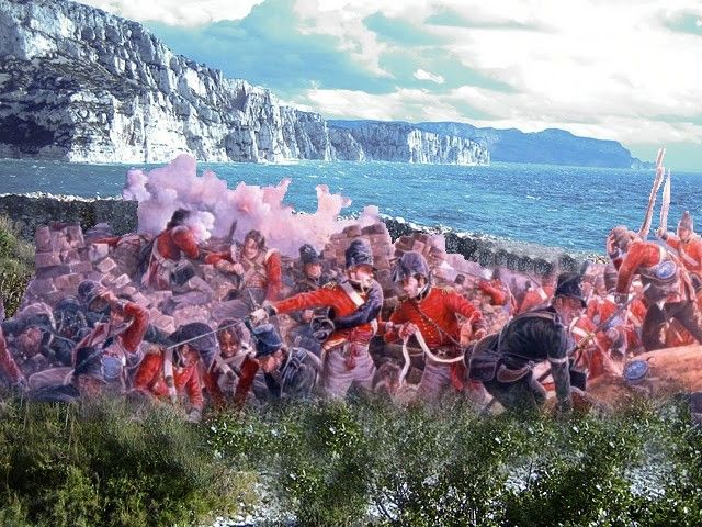L'assaut des batteries du Cap Morgiou par la Royal Navy
