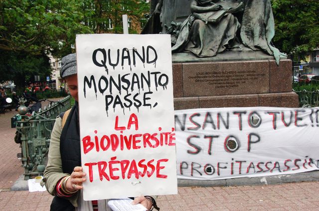 En mai 2014 avait lieu une manifestation contre Monsanto