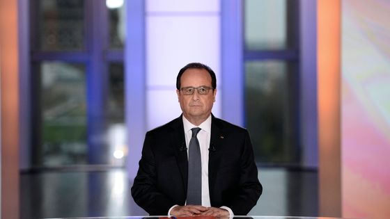 François Hollande avant l'émission de jeudi soir sur France 2 ©Reuters - Stephane de Sakutin