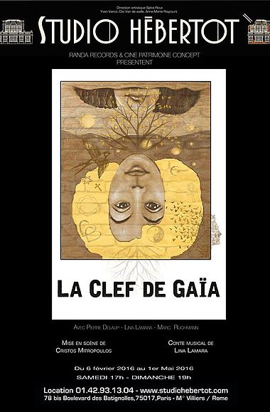Affiche du conte musical “La Clef de Gaia”