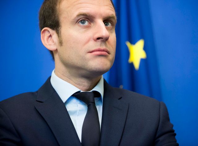Emmanuel Macron lors de la présentation de la nouvelle campagne contre les disriminations à l'embauche