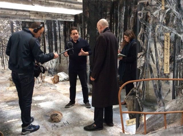 "Les Regardeurs", enregistrement dans l'atelier d'Anselm Kiefer