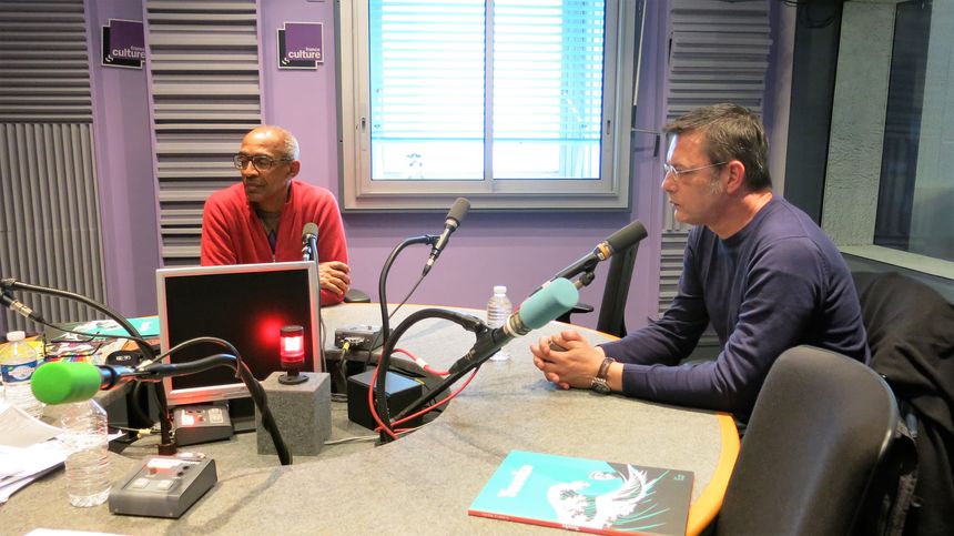 France Culture, studio 153... William Wilson & Frédéric Marais (de g. à d.)