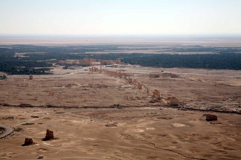 Palmyre, le désert à découvert