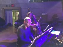Au piano Manuel Peskine et à la contrebasse Alice Hocquet