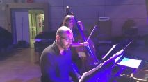 Au piano Manuel Peskine et à la contrebasse Alice Hocquet