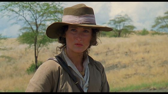 Merryl Streep incarne Karen Blixen dans le film Out of Africa - Sydney Pollack, 1985