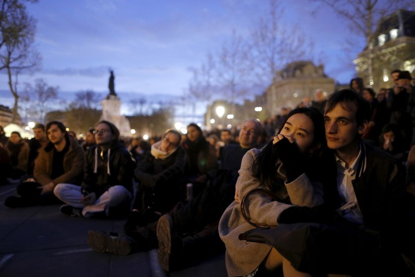 Nuit Debout, place de la République à Paris
