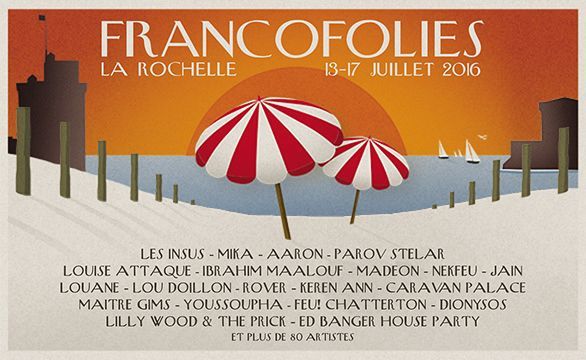 Les Francofolies 2016 (affiche)