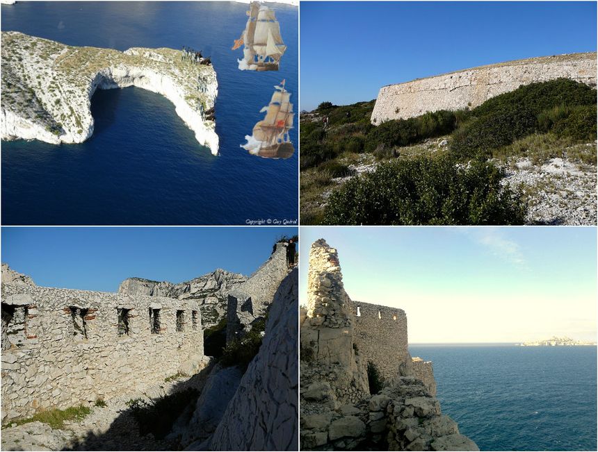 L'attaque du cap le 2 mai, le mur de la batterie et le Fortin du Renard