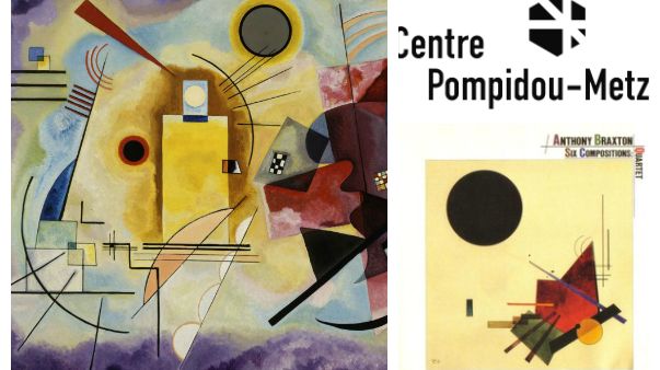 Jaune-rouge-bleu de Vassily Kandinsky,1925. © Centre Pompidou / La pochette de l'album d'Anthony Braxton (Vassily Kandinsky)