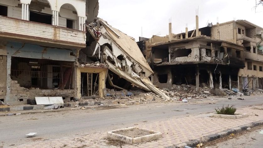 Palmyre : la ville moderne a été bombardée par les russes et l'armée syrienne
