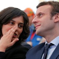 Myriam El Khomri et Emmanuel Macron, 22 février 2016