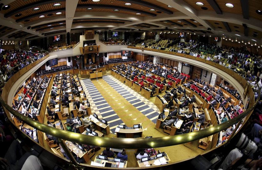 Une séance au parlement du Cap, le 5 avril dernier
