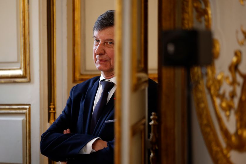 Jean-Pierre Jouyet, secrétaire général de l'Elysée. 8 mars 2016