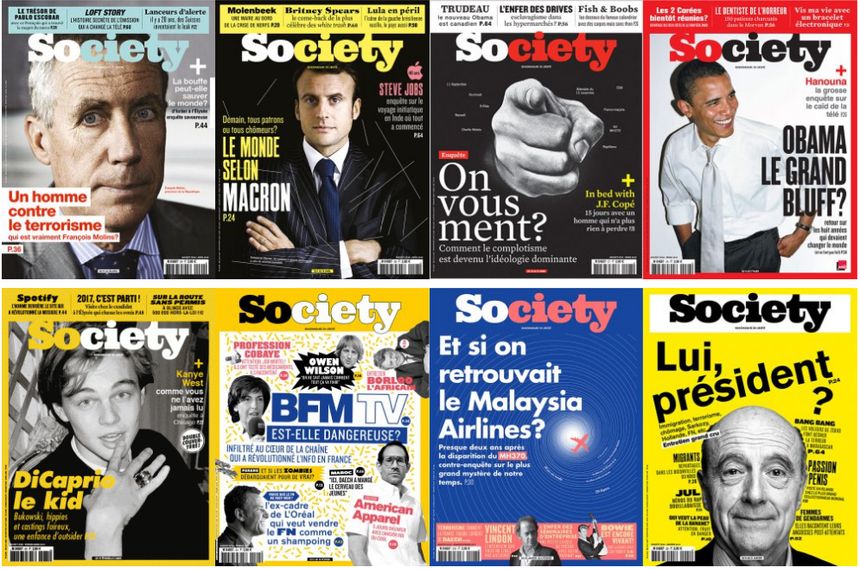 dernières Couv' de Society