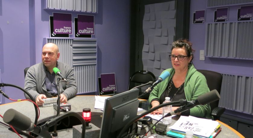 France Culture, studio 153... Sylvain Maurice & Aline Pailler