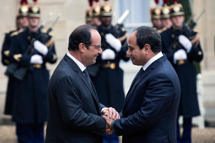 L'entente Franco-Egyptienne. Les président Hollande et Sissi en novembre 2014