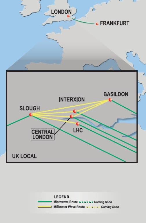 carte réseau micro-ondes européen de McKay Brothers