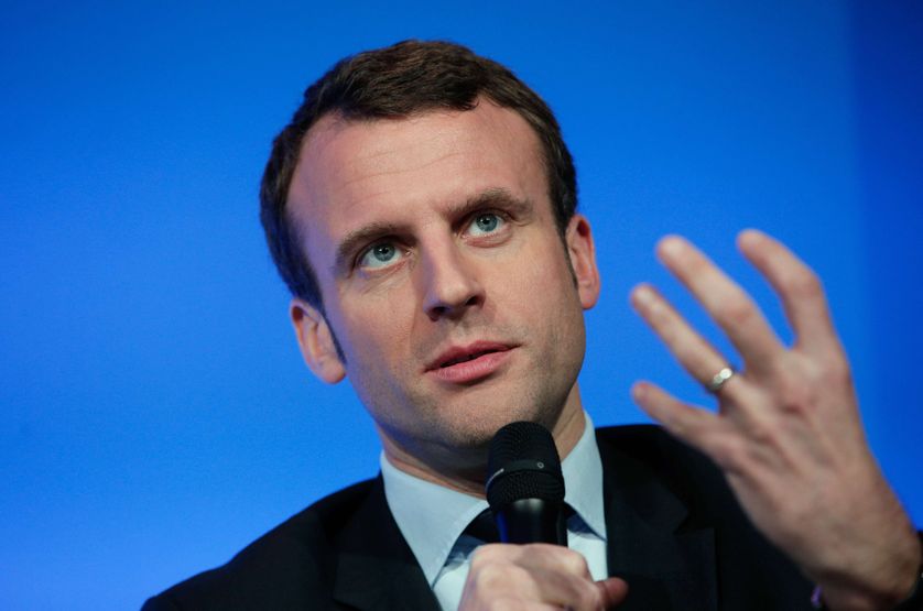 Emmanuel Macron lors d'une conférence de presse à Paris en mars 2016