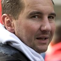 Olivier Besancenot, présent à "Nuit Debout" (Paris)